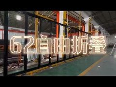 Hurricane Proof Sound Insulation Double Glazed Bi - Folding Door Aluminum Patio Folding Glass Door